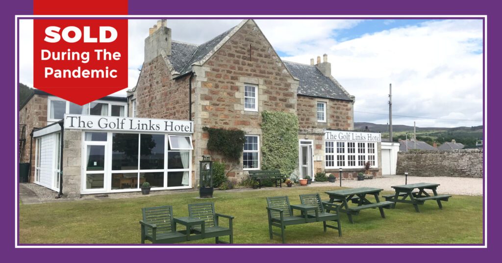 The charming Golf Links Hotel in Golspie, Highland has been sold by Bruce & Co to First-Time Buyer Banner