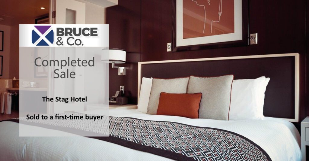 The Stag Hotel sold by Bruce & Co. Banner