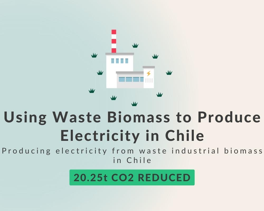Using waste Biomass to produce electricity in Chile