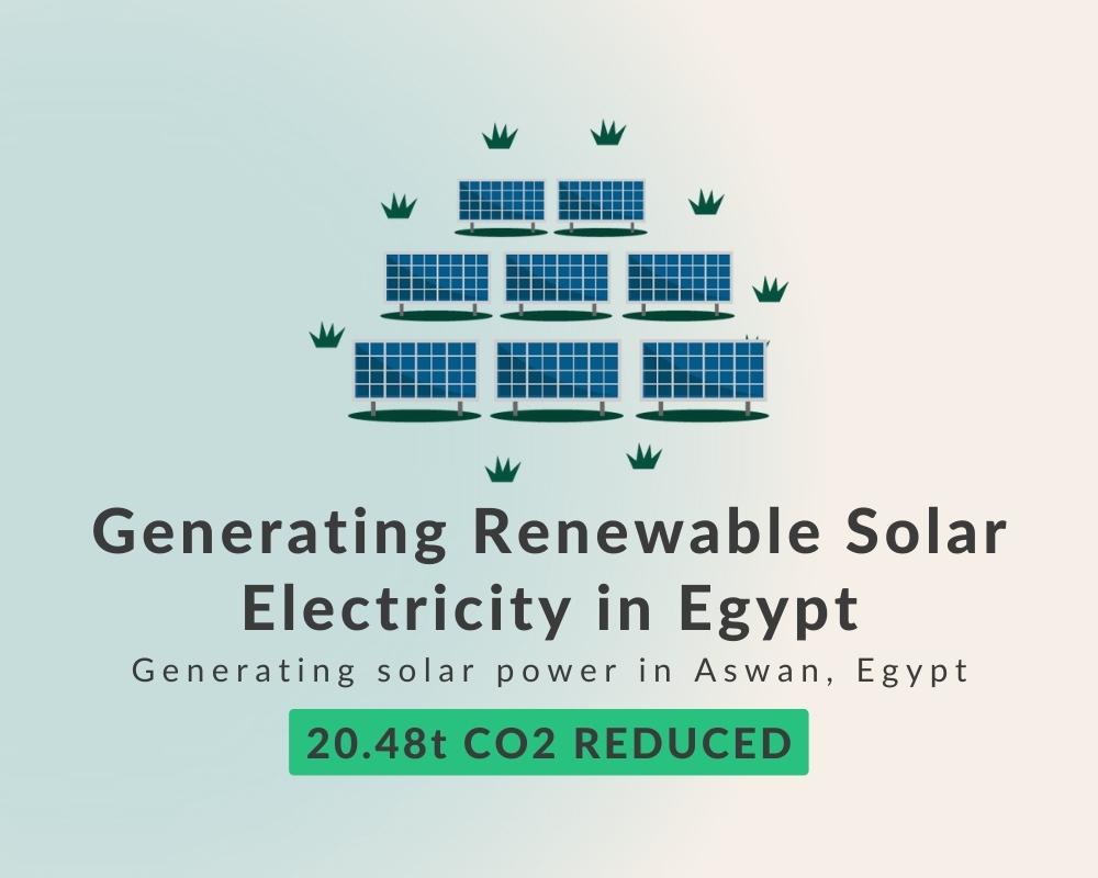 Generating Renewable Solar Electricty in Egypt